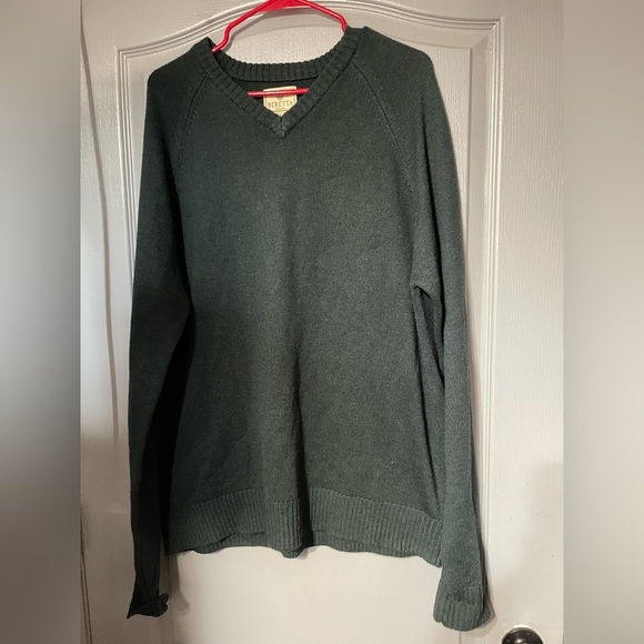 Men's Classic Crewneck Sweater in Forest Green Bedetta XXL wool - Picture 5 of 7